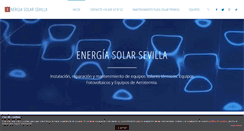 Desktop Screenshot of energiasolarsevilla.com